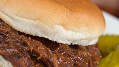 Crockpot Barbecue Beef Sandwiches